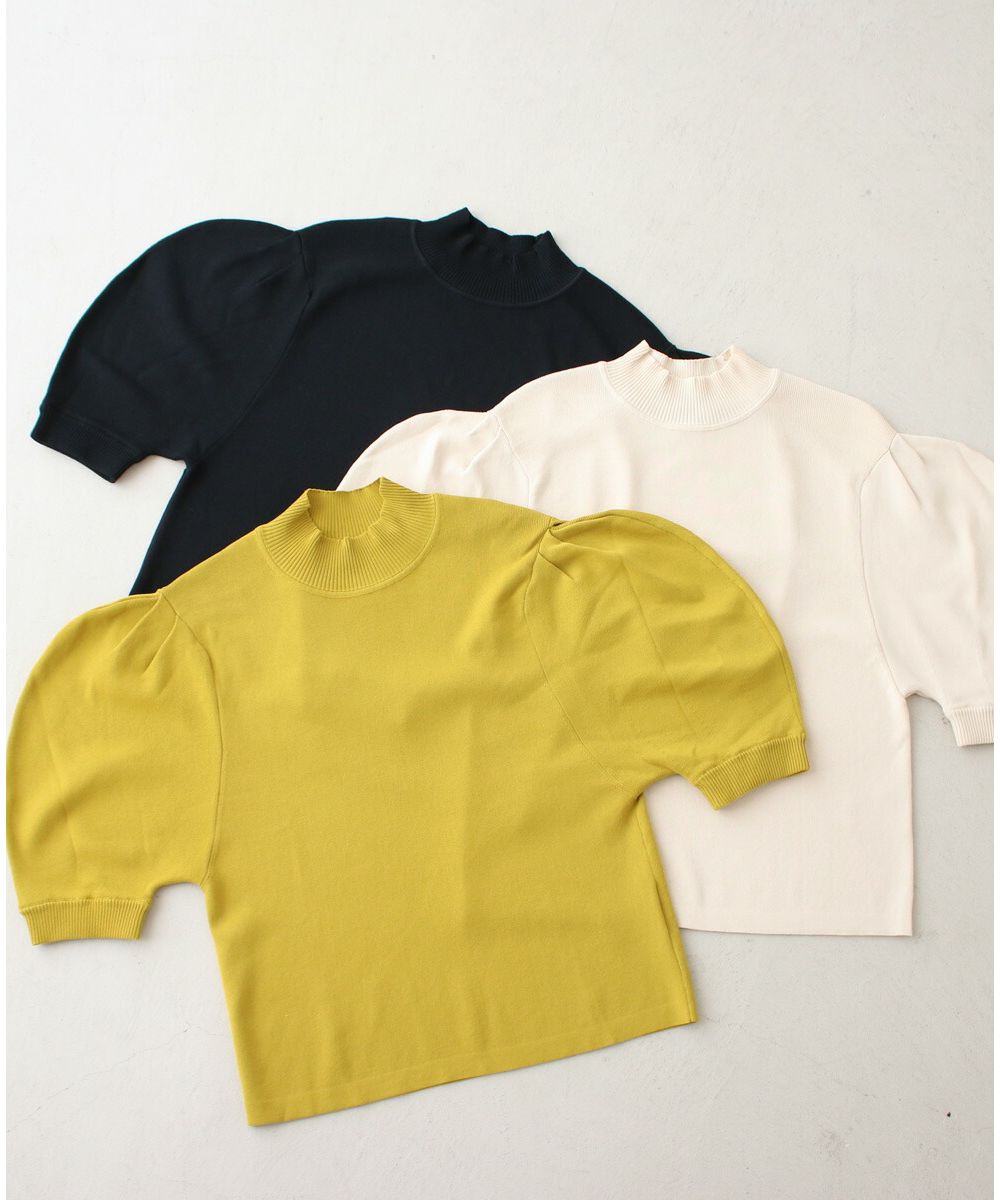 エーレスタイル Ehre style 乾淨利落派的必備單品 適度可愛的泡袖針織衫