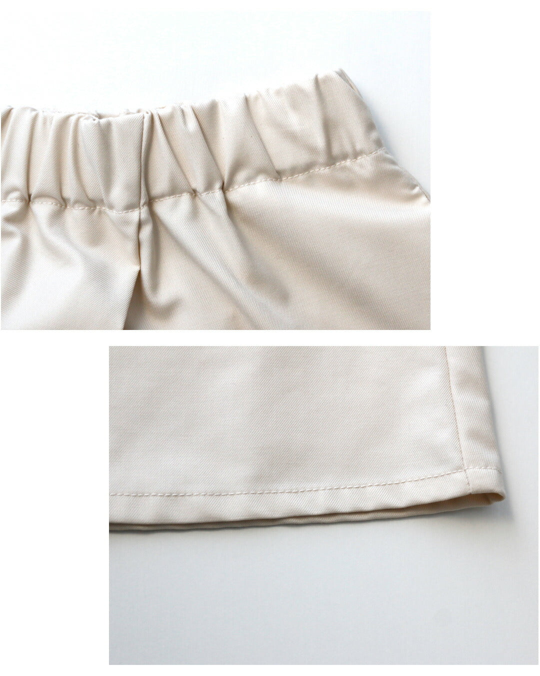 エーレスタイル Ehre style 斜めタックでぽっこりお腹隠し ラップ風ワイドパンツ