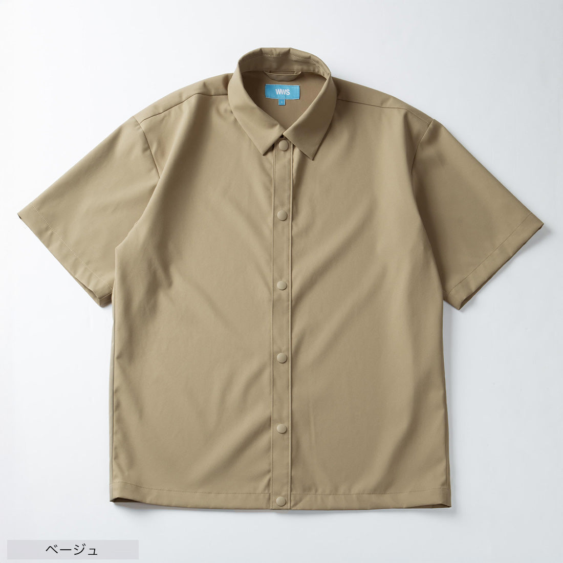 半袖シャツブルゾン (オリーブ) オリーブ