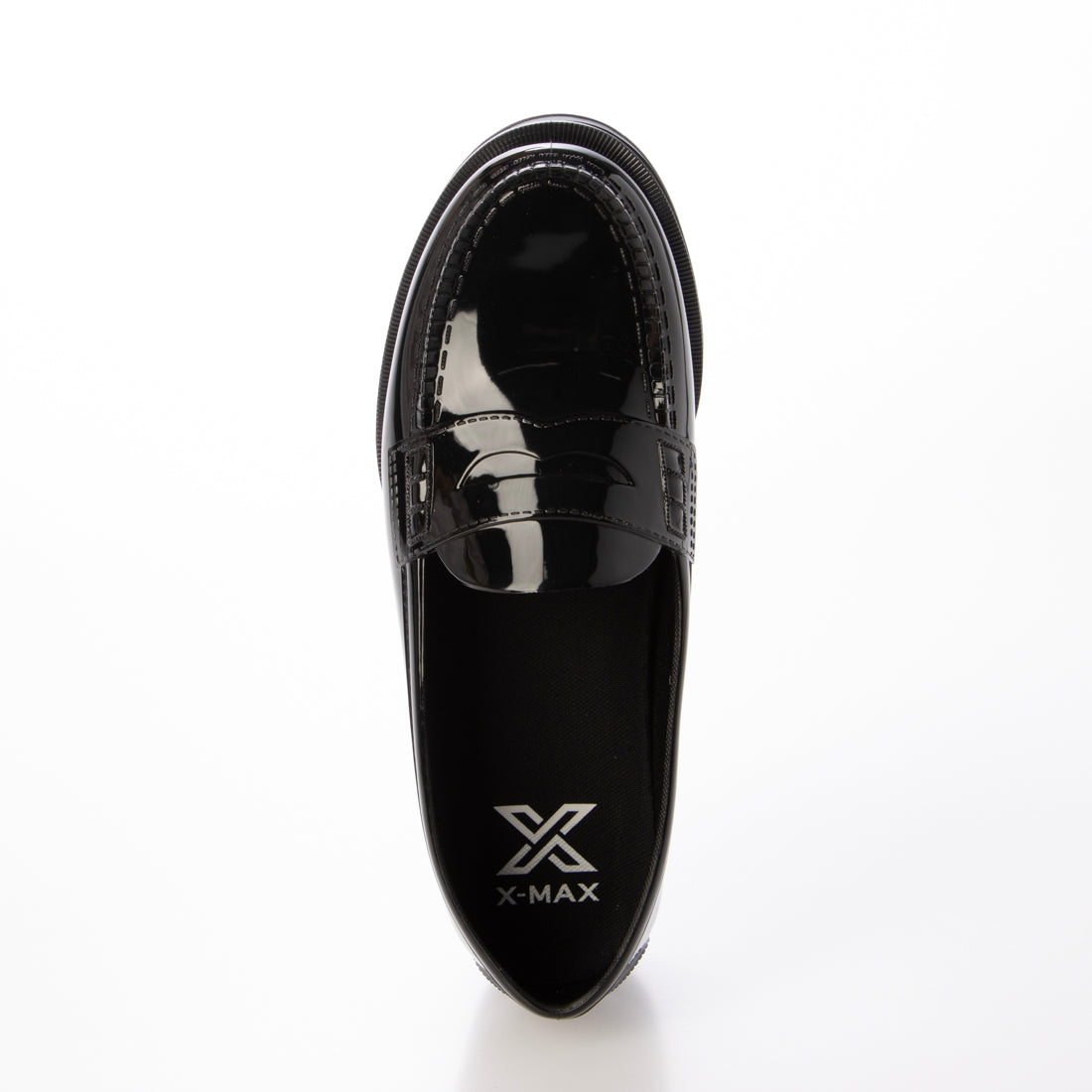 エックスマックス X-MAX レインローファー レインシューズ ラウンドトゥ 晴雨兼用 柔らかい 完全防水 防滑底 レディース キッズ 男女兼用 xm_25059 (ブラック) ブラック