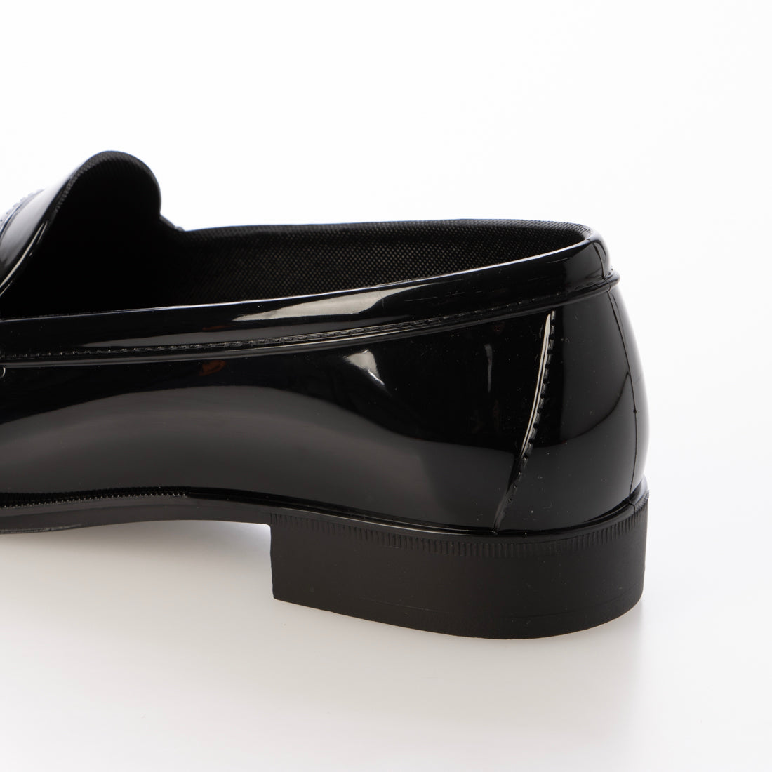 エックスマックス X-MAX レインローファー レインシューズ ラウンドトゥ 晴雨兼用 柔らかい 完全防水 防滑底 レディース キッズ 男女兼用 xm_25059 (ブラック) ブラック