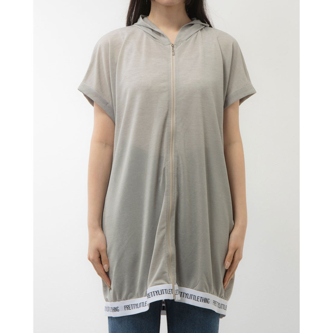 ワイファイブディ Y5D シアースラブ ロゴ入り フーディージップベスト