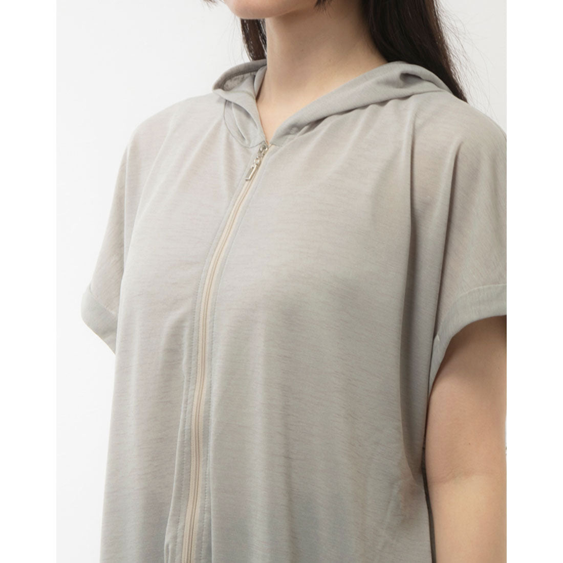 ワイファイブディ Y5D シアースラブ ロゴ入り フーディージップベスト