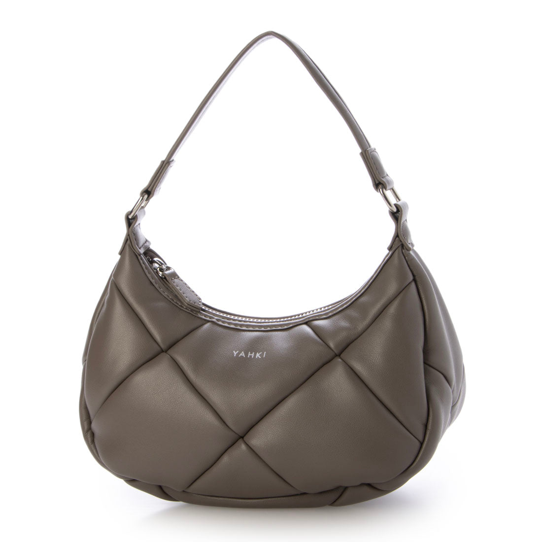 ヤーキ YAHKI キルティングハンドバッグ (black) black