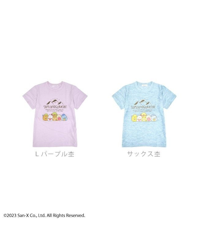 キャラバスケット CharaBasket すみっコぐらし サンエックス 子供 キッズ Tシャツ 半袖 トップス プリント アウトドア SanーX