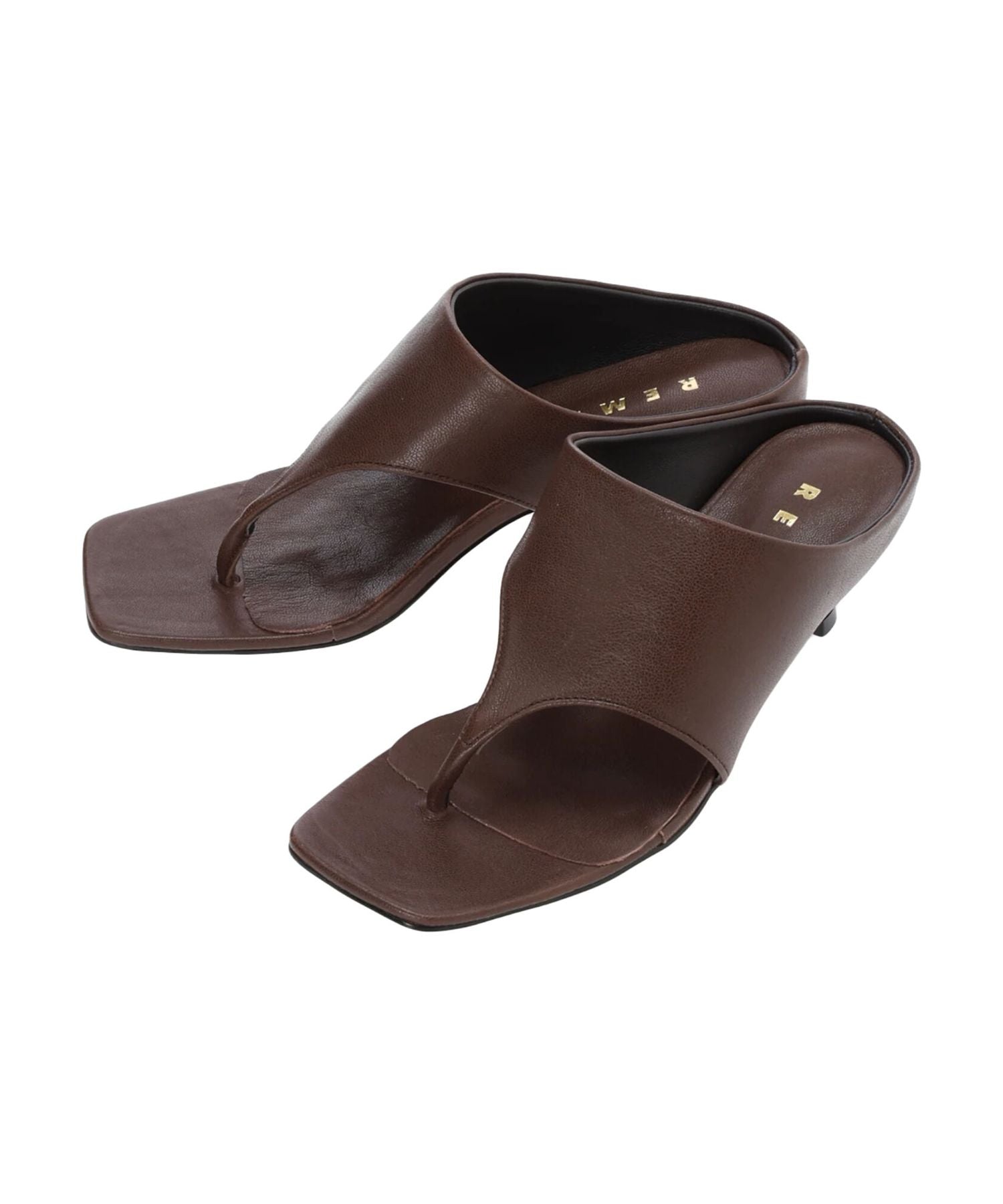 イェッカ ヴェッカ YECCA VECCA 【REMME】ミュールサンダル (ブラウン) ブラウン