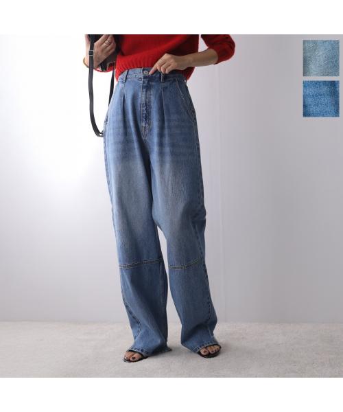 イエン YENN YENN デニムパンツ HIGH RISE TUCK WIDE PANTS Y222-31010 (L-BLUE/ライトブルー) L-BLUE/ライトブルー