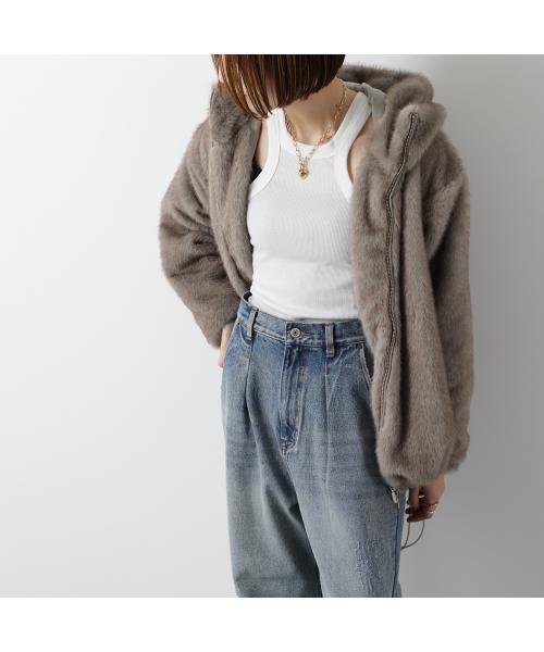イエン YENN YENN デニムパンツ HIGH RISE TUCK WIDE PANTS Y222-31010 (L-BLUE/ライトブルー) L-BLUE/ライトブルー