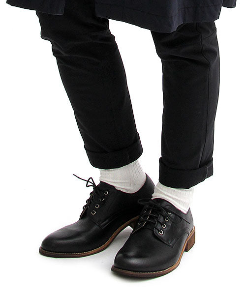 トップイズム TopIsm プレーントゥ オックスフォードシューズ (1-ブラック-スムース) 1-ブラック-スムース