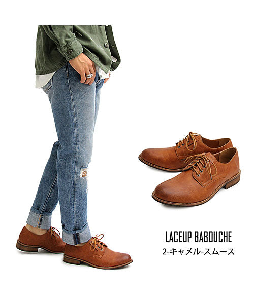 トップイズム TopIsm プレーントゥ オックスフォードシューズ (1-ブラック-スムース) 1-ブラック-スムース