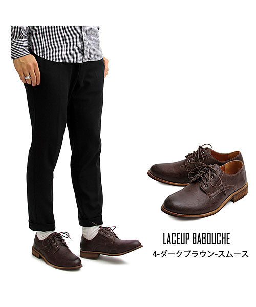 トップイズム TopIsm プレーントゥ オックスフォードシューズ (1-ブラック-スムース) 1-ブラック-スムース