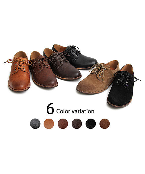 トップイズム TopIsm プレーントゥ オックスフォードシューズ (1-ブラック-スムース) 1-ブラック-スムース