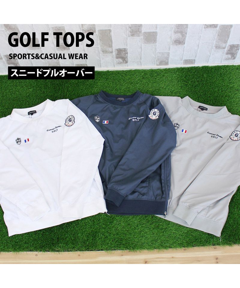 トップイズム TopIsm ゴルフジャケット メンズ ゴルフウェア スニードジャック プルオーバー 裏メッシュ GIORNO SEVEN ジョルノセブン スポーツウェア 秋冬 春夏