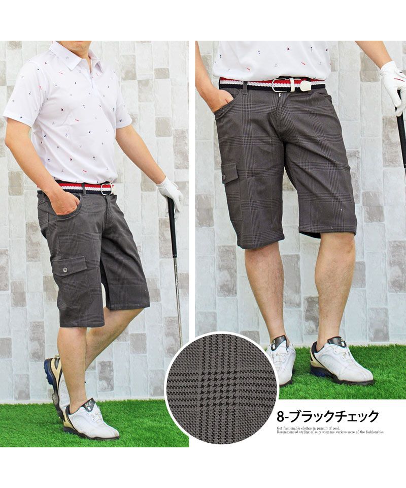 トップイズム TopIsm ゴルフパンツ ハーフパンツ ゴルフウェア メンズ ショートパンツ 大きいサイズ 短パン