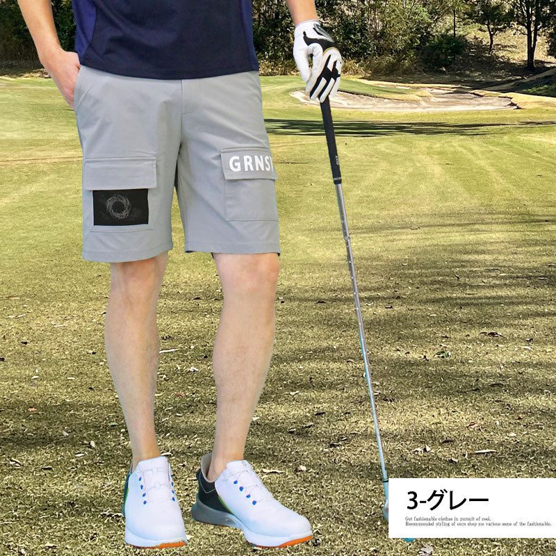 頂尖主義 TopIsm 高爾夫褲 男士高爾夫服 GIORNO SEVEN 喬爾諾七 短褲 短褲 短褲 多功能卡其口袋 聚酯彈性 時尚 春夏