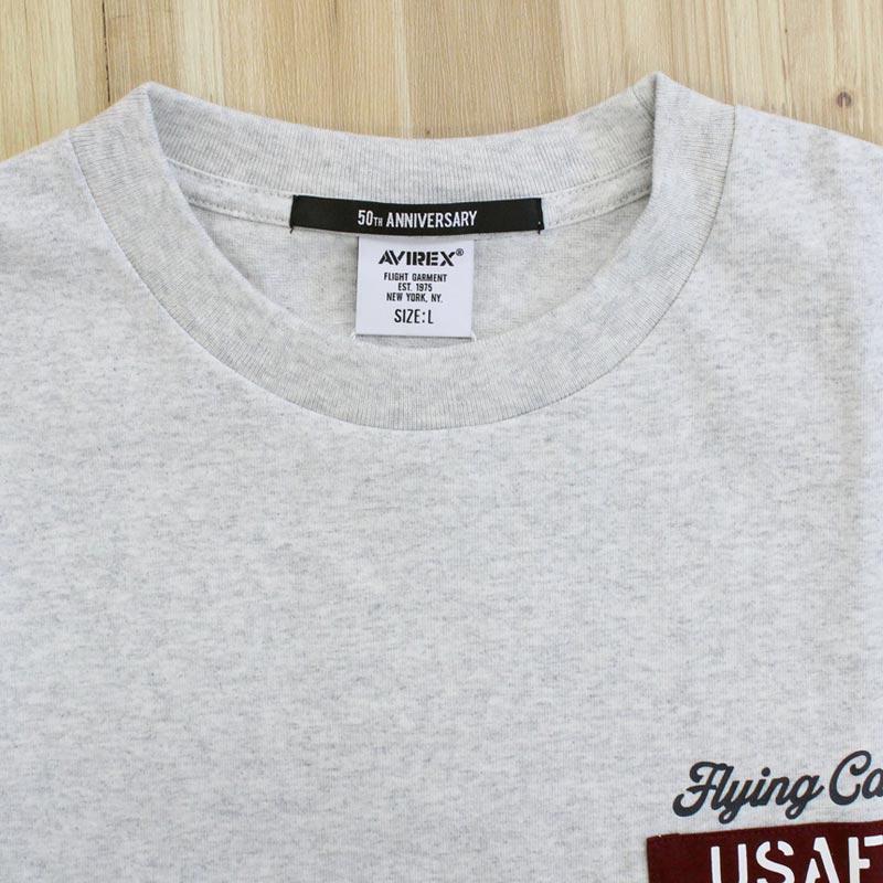 トップイズム TopIsm AVIREX アヴィレックス CADET PATCH T-SHIRT 半袖 Tシャツ ミリタリー アビレックス トップス メンズ ブランド (5-セージグリーン) 5-セージグリーン