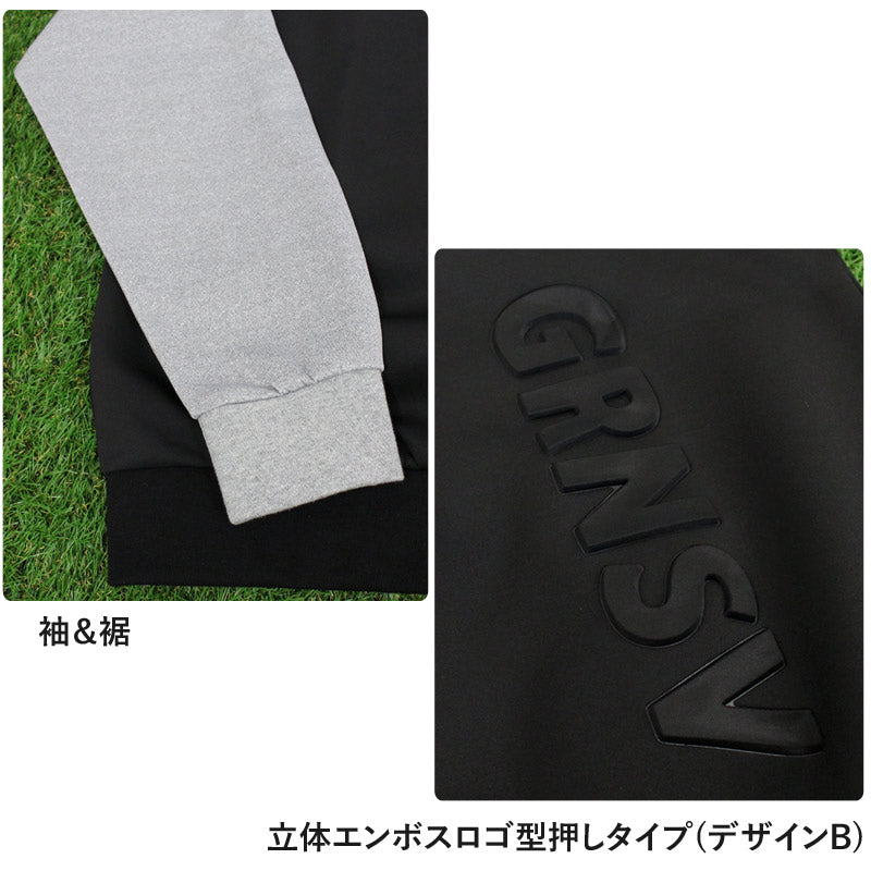 トップイズム TopIsm ゴルフウェア メンズ ゴルフ ハーフジップトレーナー GIORNO SEVEN ジョルノセブン 配色切替 トップス おしゃれ ブランド 秋冬 春夏 (2-配色デザインB) 2-配色デザインB