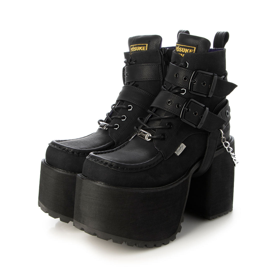 ヨースケ YOSUKE 【直営SHOP限定】厚底レースアップブーツ