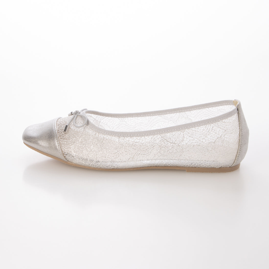 ヨースケ YOSUKE フラットシューズ (シルバーコンビ) シルバーコンビ