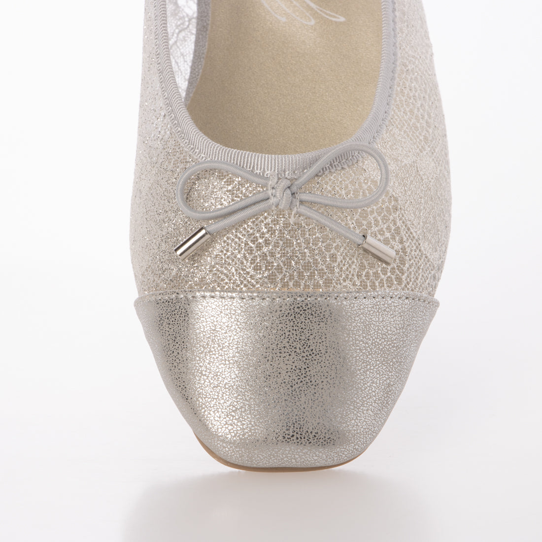 ヨースケ YOSUKE フラットシューズ (シルバーコンビ) シルバーコンビ