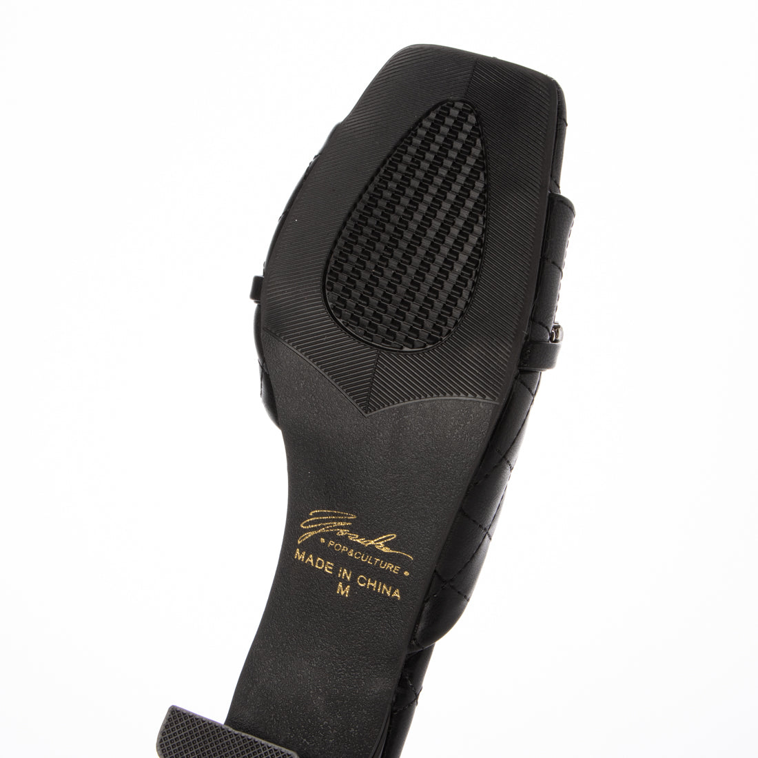 ヨースケ YOSUKE ビジューサンダル (ブラック) ブラック