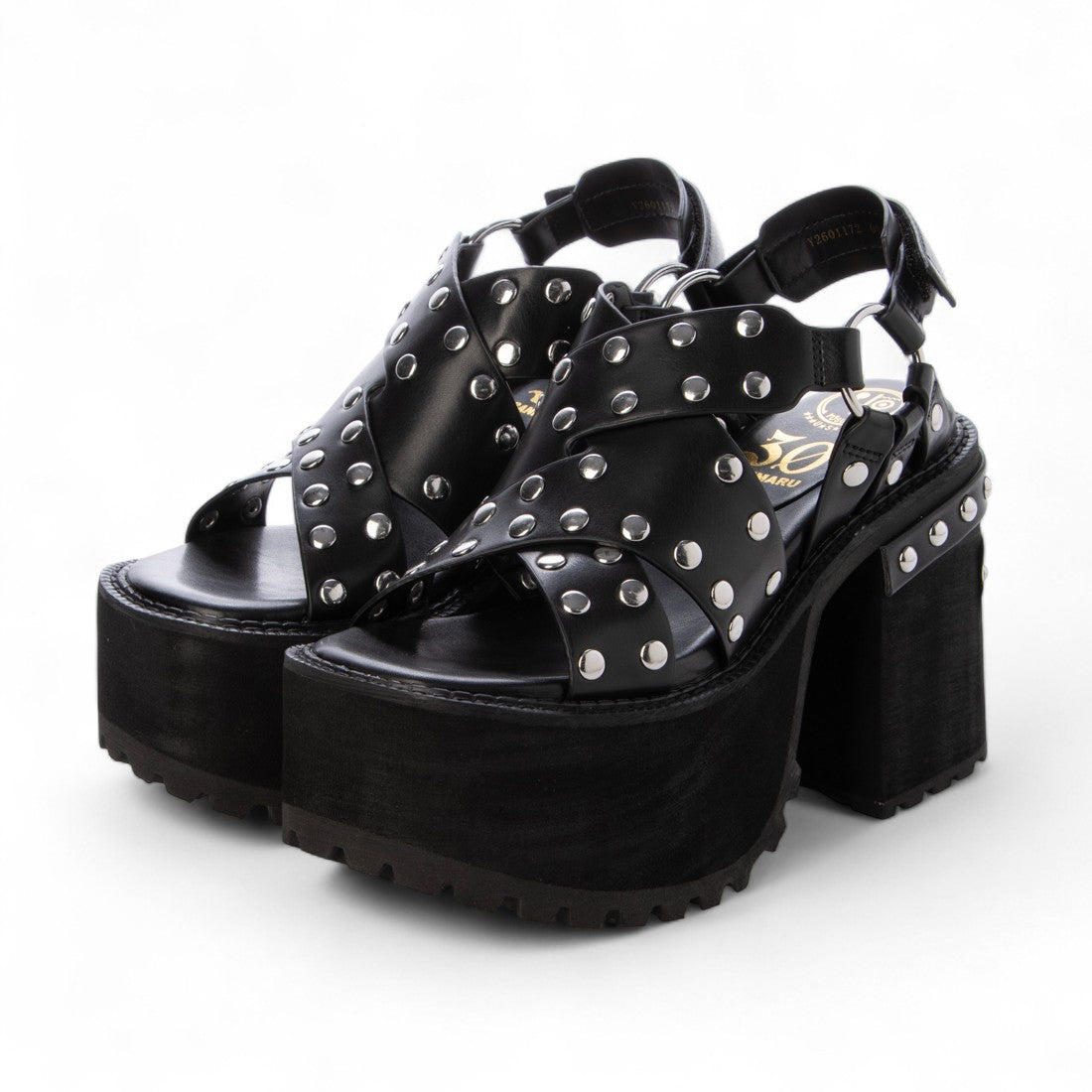 ヨースケ YOSUKE 【直営SHOP限定厚底サンダル】 (ブラック) ブラック