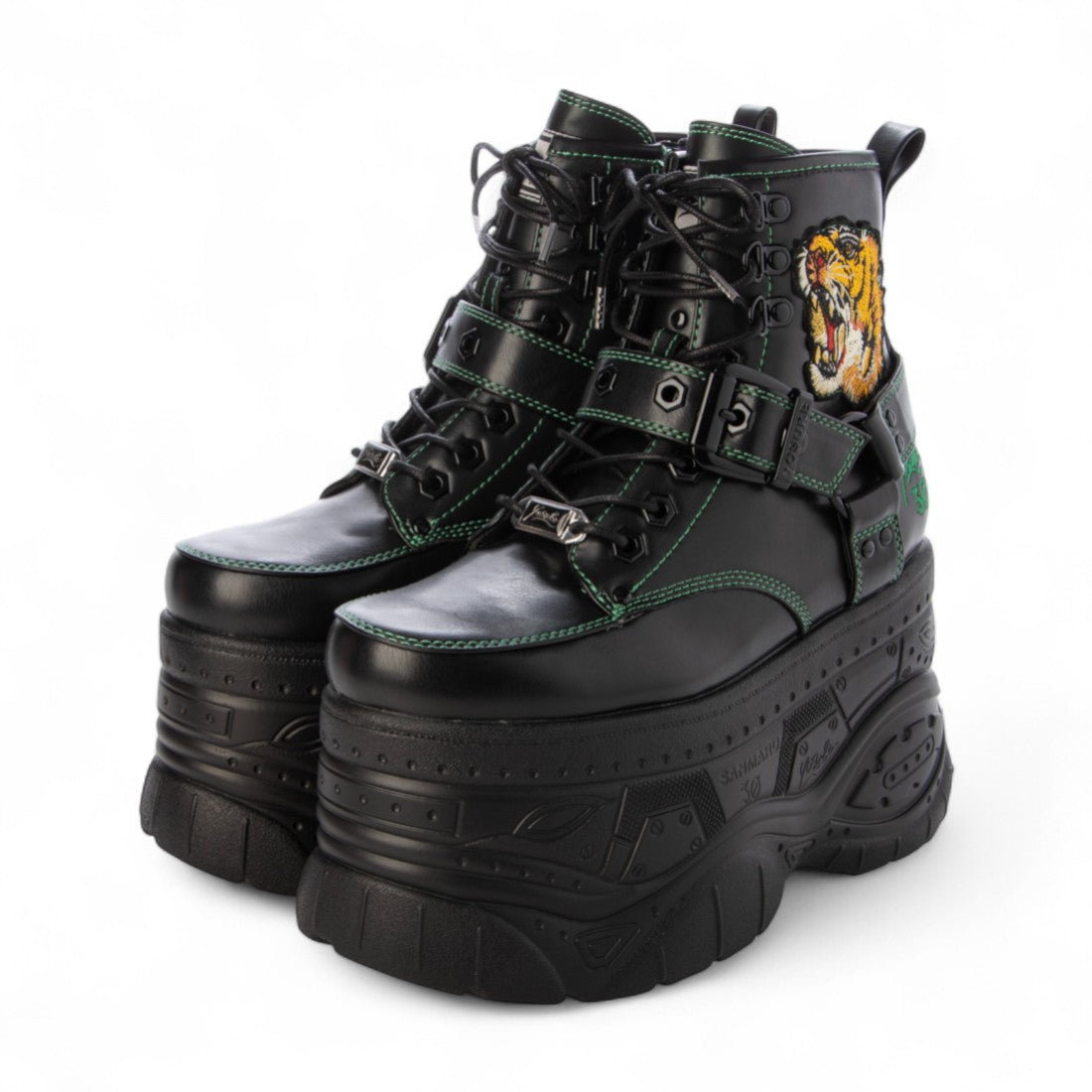 ヨースケ YOSUKE 【直営SHOP限定厚底スニーカー】 (ブラックコンビ) ブラックコンビ