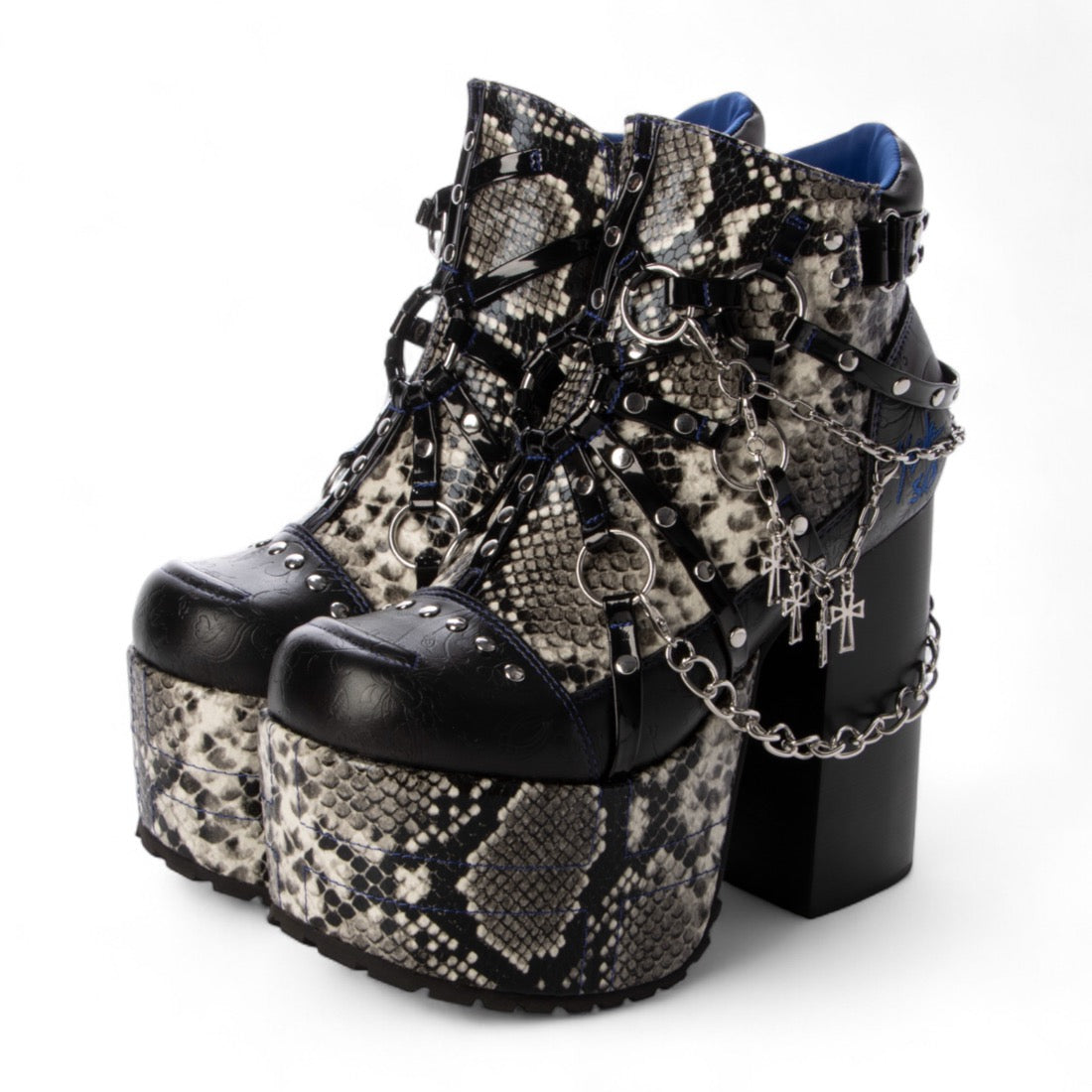 ヨースケ YOSUKE 【直営SHOP限定厚底ブーツ】 (ブラックコンビ) ブラックコンビ