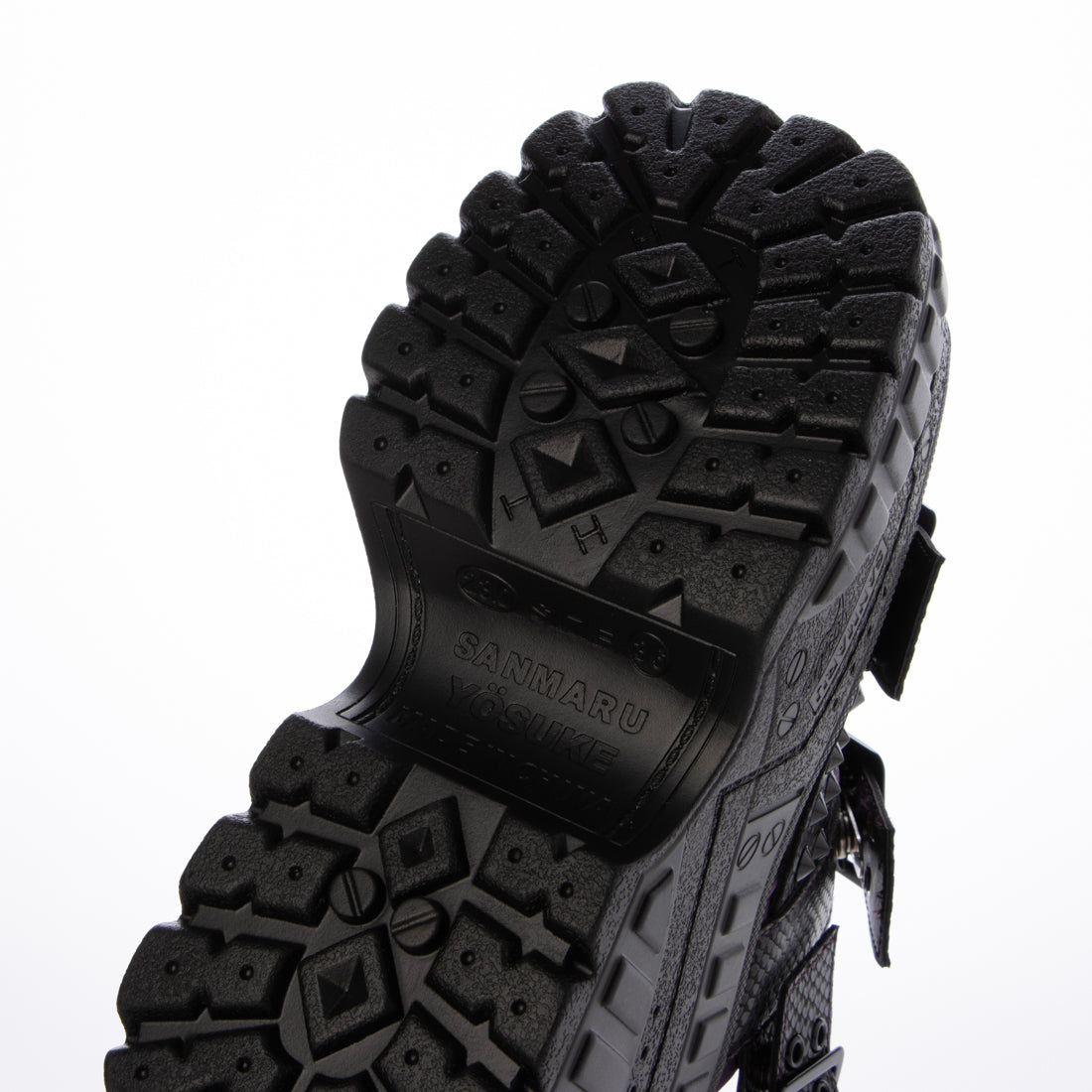 ヨースケ YOSUKE 【直営SHOP限定厚底サンダル】 (ブラックパープル) ブラックパープル