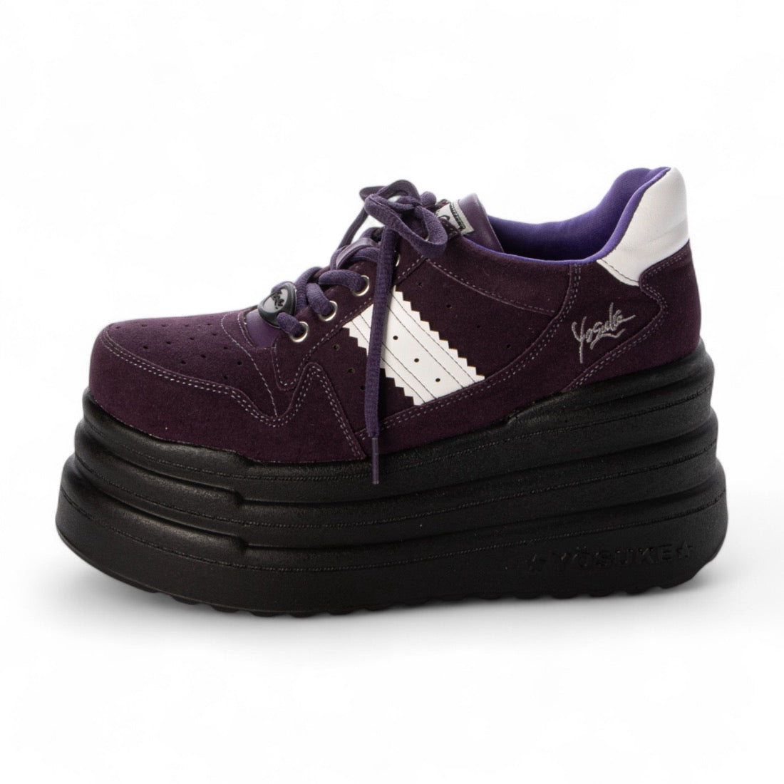 ヨースケ YOSUKE 厚底スニーカー (パープルコンビ) パープルコンビ