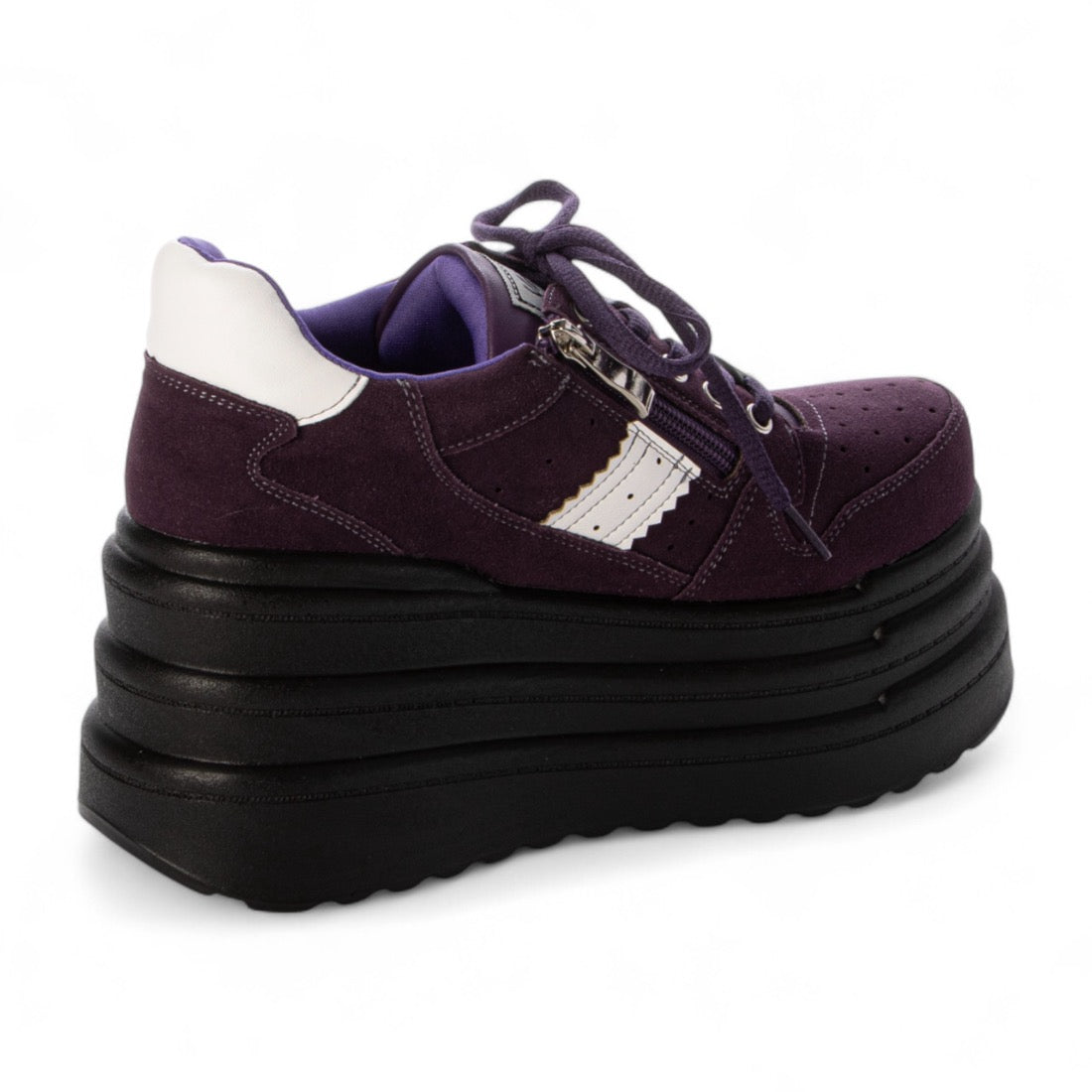 ヨースケ YOSUKE 厚底スニーカー (パープルコンビ) パープルコンビ