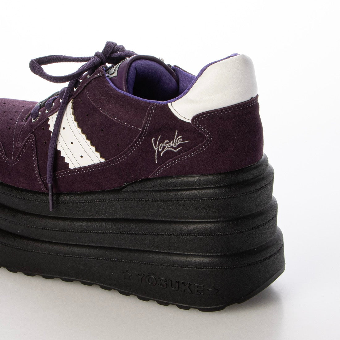 ヨースケ YOSUKE 厚底スニーカー (パープルコンビ) パープルコンビ