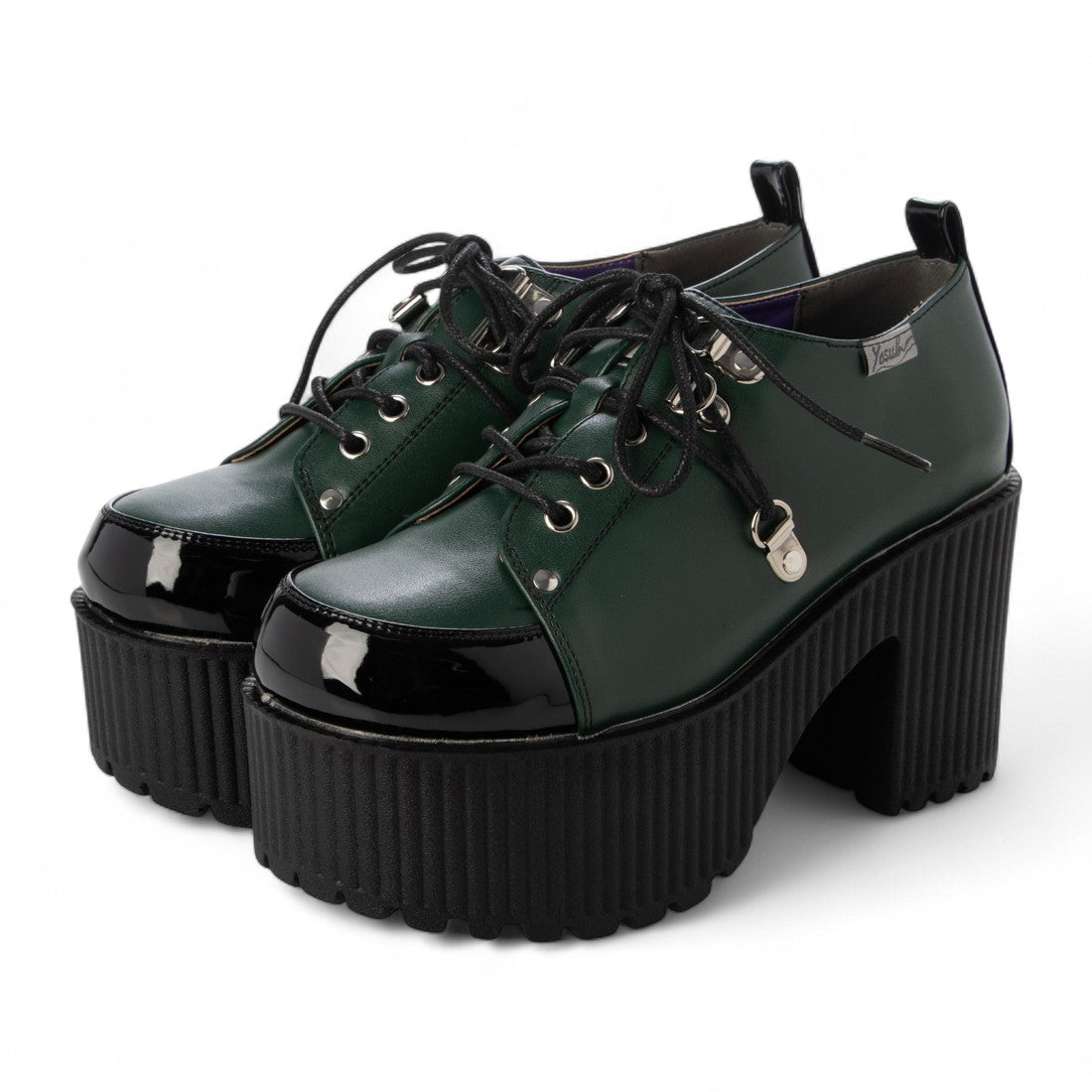 ヨースケ YOSUKE 厚底シューズ (ブラックグリーン) ブラックグリーン