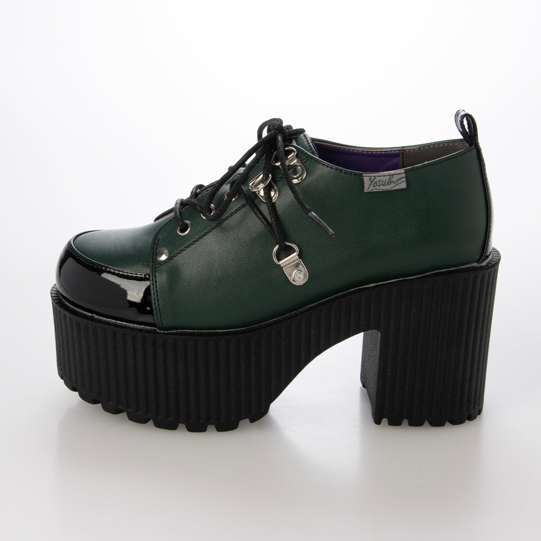 ヨースケ YOSUKE 厚底シューズ (ブラックグリーン) ブラックグリーン