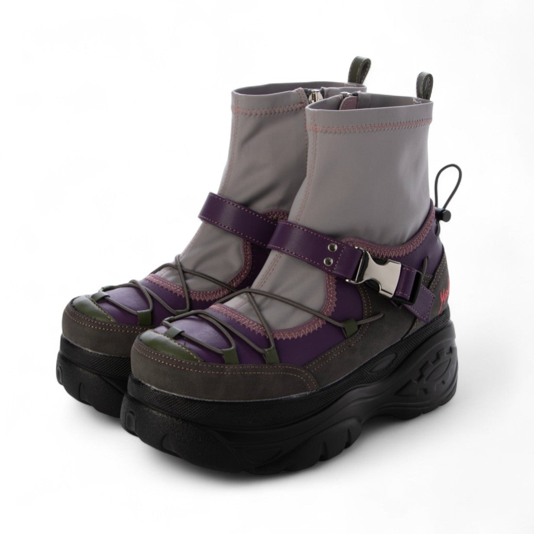 ヨースケ YOSUKE 厚底スニーカー (グレーコンビ) グレーコンビ