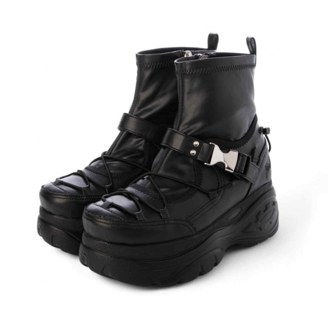 ヨースケ YOSUKE 厚底スニーカー (ブラック) ブラック