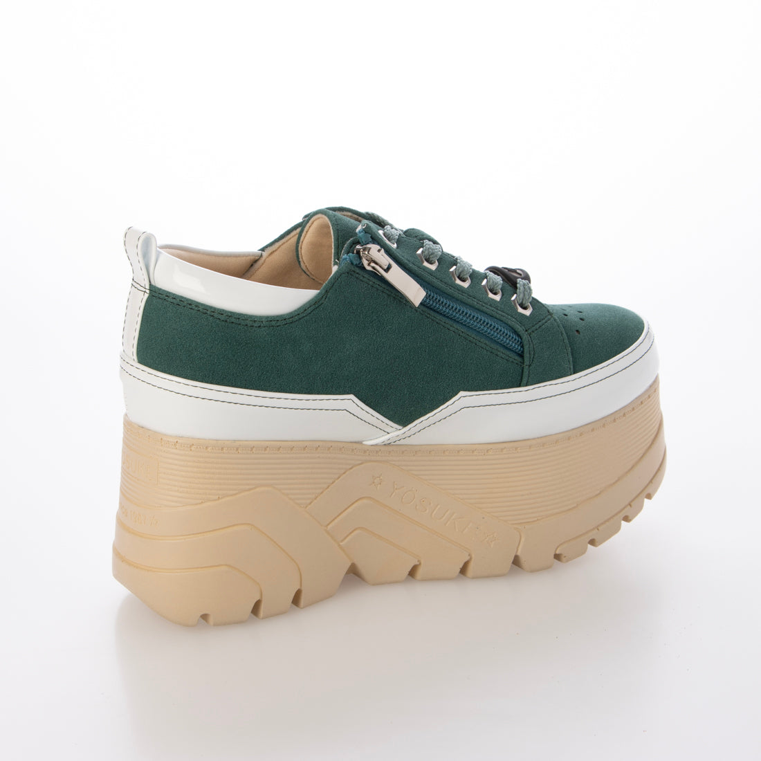 ヨースケ YOSUKE 厚底スニーカー (グリーンコンビ) グリーンコンビ
