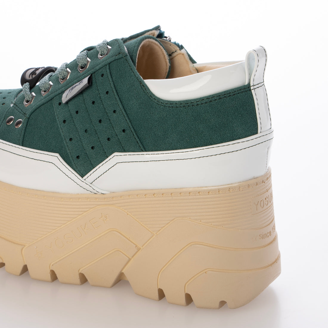 ヨースケ YOSUKE 厚底スニーカー (グリーンコンビ) グリーンコンビ