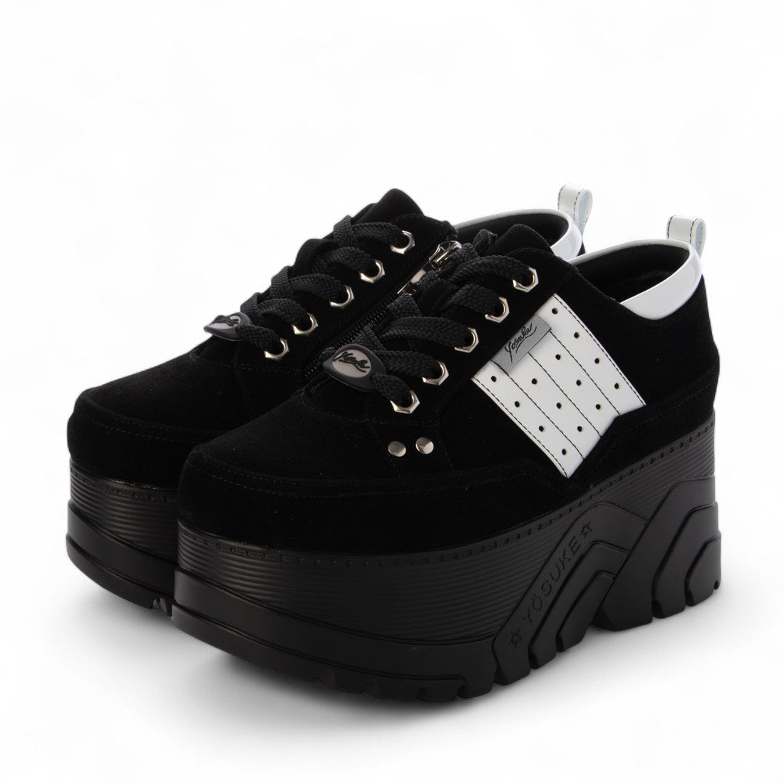 ヨースケ YOSUKE 厚底スニーカー (ブラックホワイト) ブラックホワイト