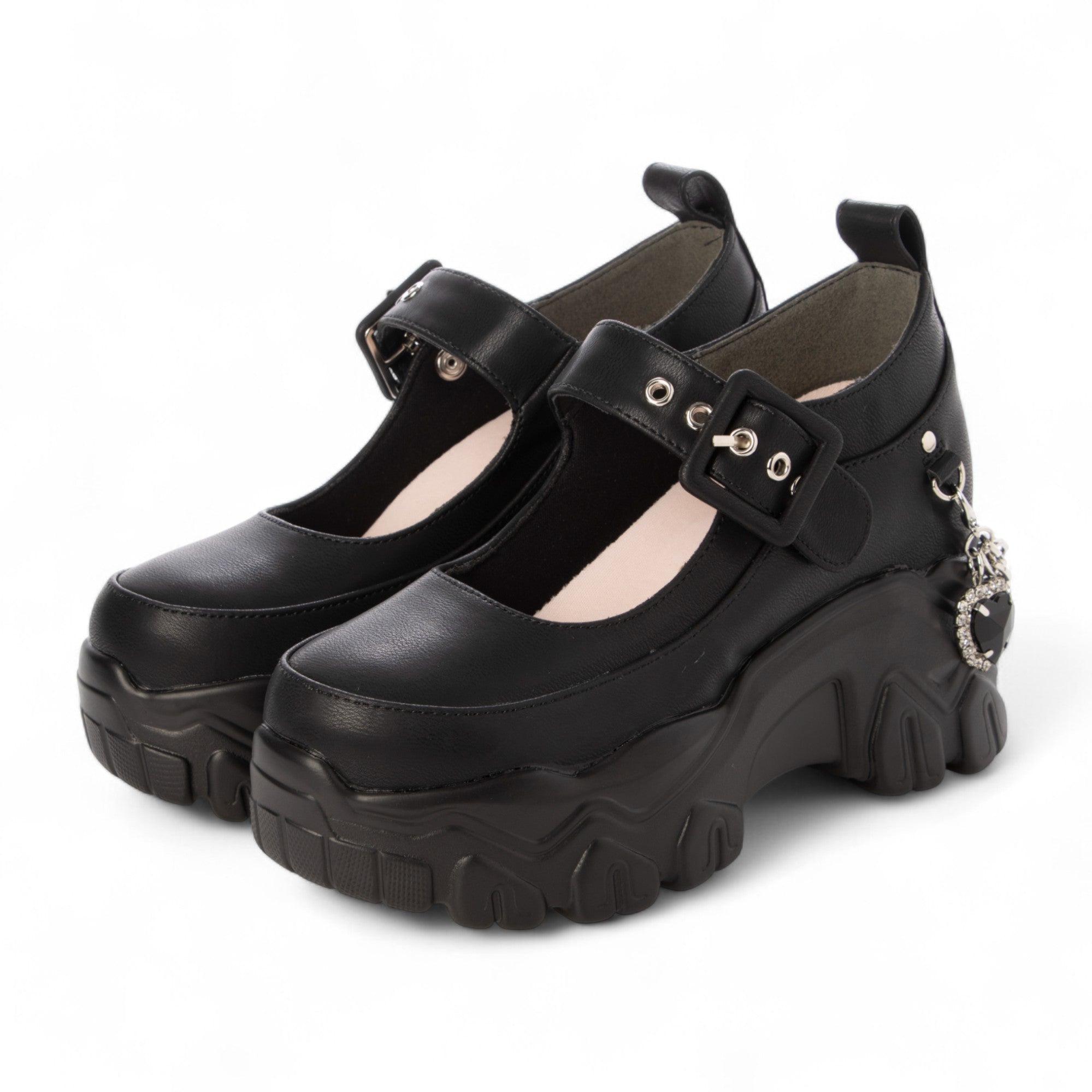 ヨースケ YOSUKE 厚底スニーカー (ブラック) ブラック