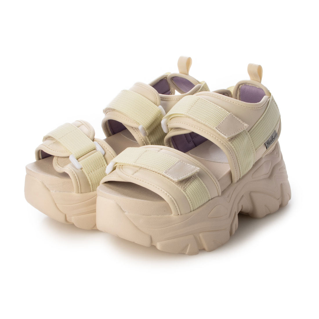 ヨースケ YOSUKE ウィメンズ厚底MIXサンダルスニーカー (IV) IV