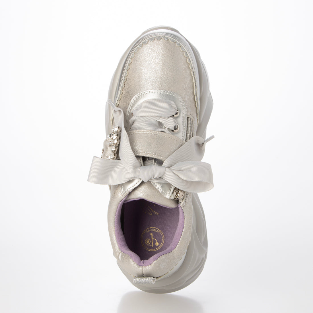 ヨースケ YOSUKE 厚底スニーカー (シルバー) シルバー