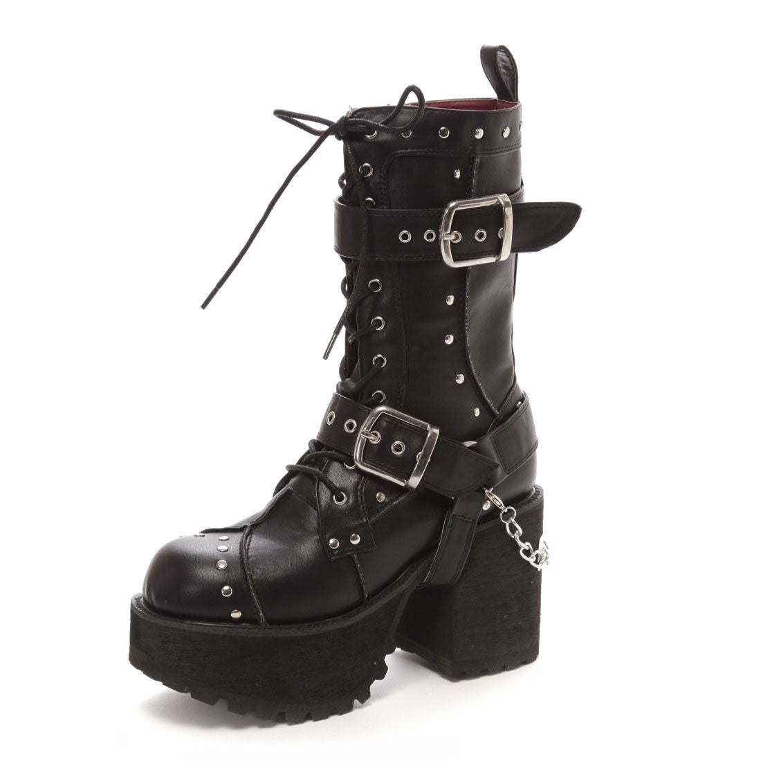 Yosuke Yosuke,底部較厚的鞋帶 - 靴子