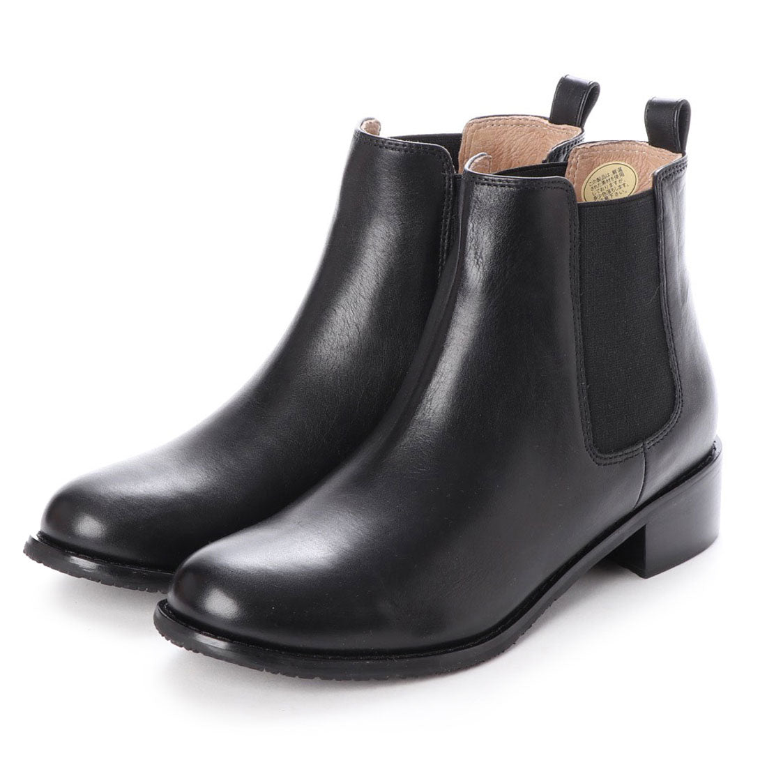 YOSUKE Genuine leather side gore short boots