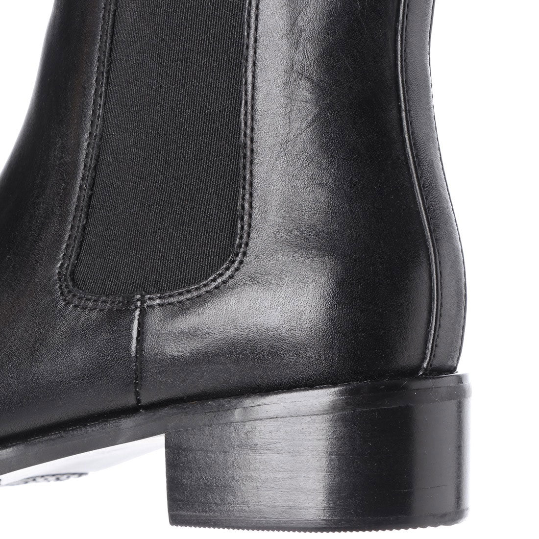 YOSUKE Genuine leather side gore short boots