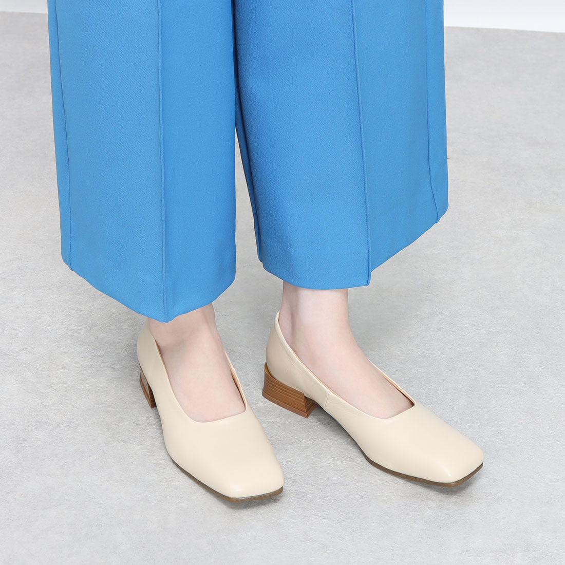 ヨースケ YOSUKE 本革パンプス