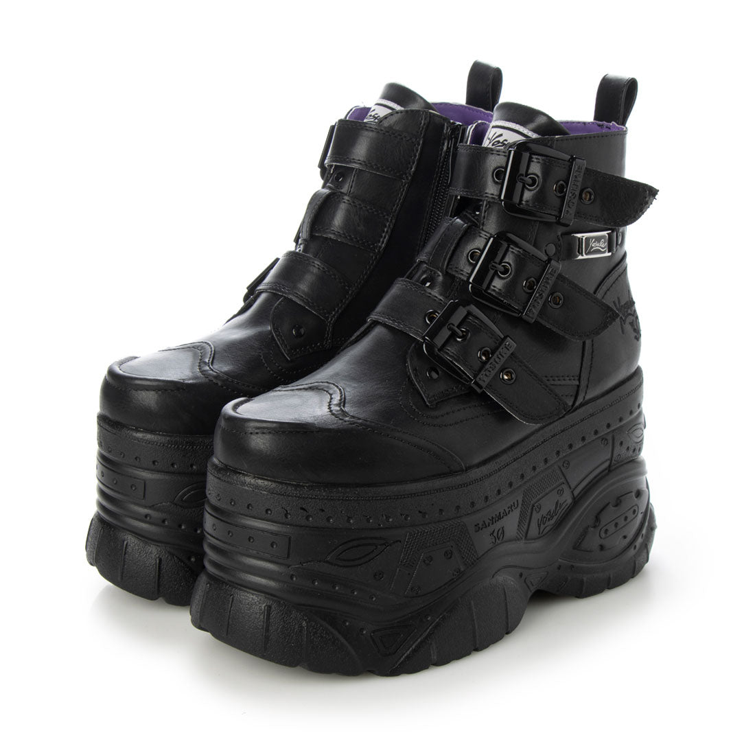 ヨースケ YOSUKE 【直営SHOP限定】厚底スニーカー,ブラック