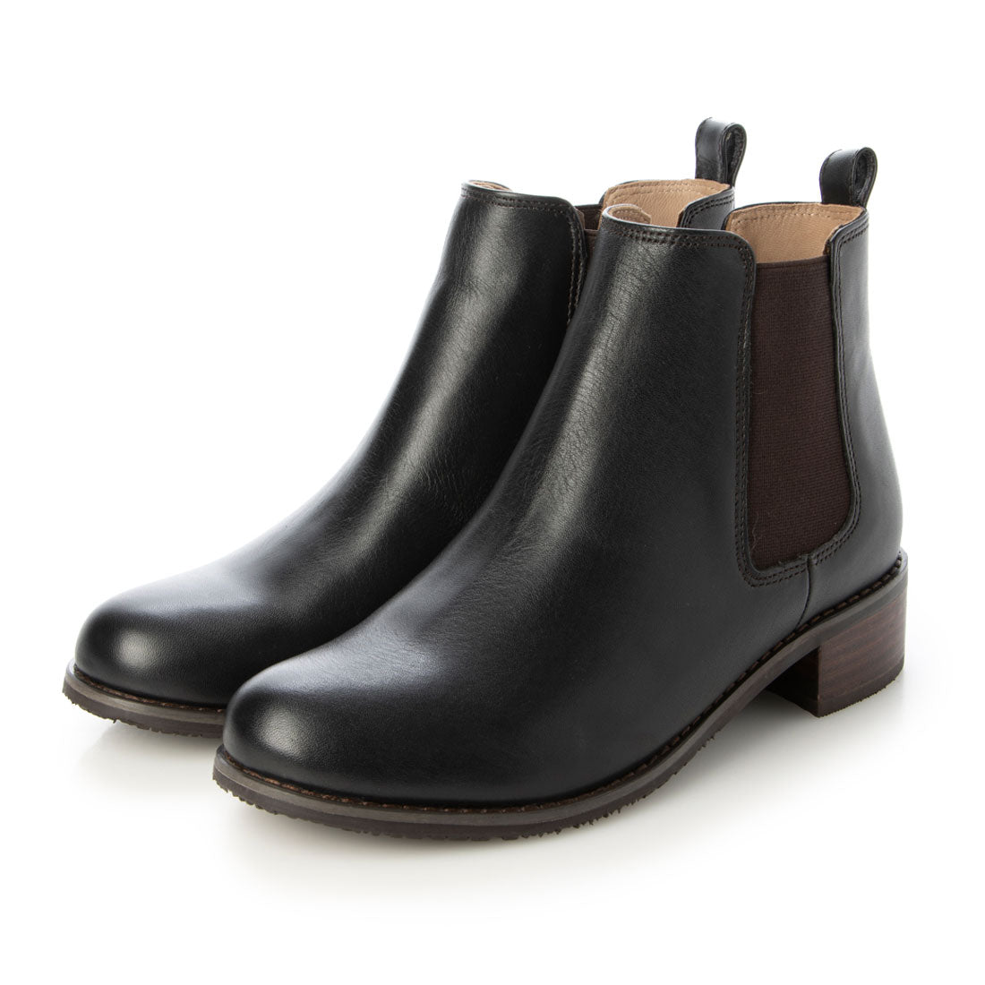 YOSUKE Genuine leather side gore short boots