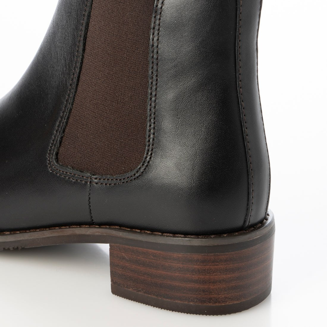 YOSUKE Genuine leather side gore short boots