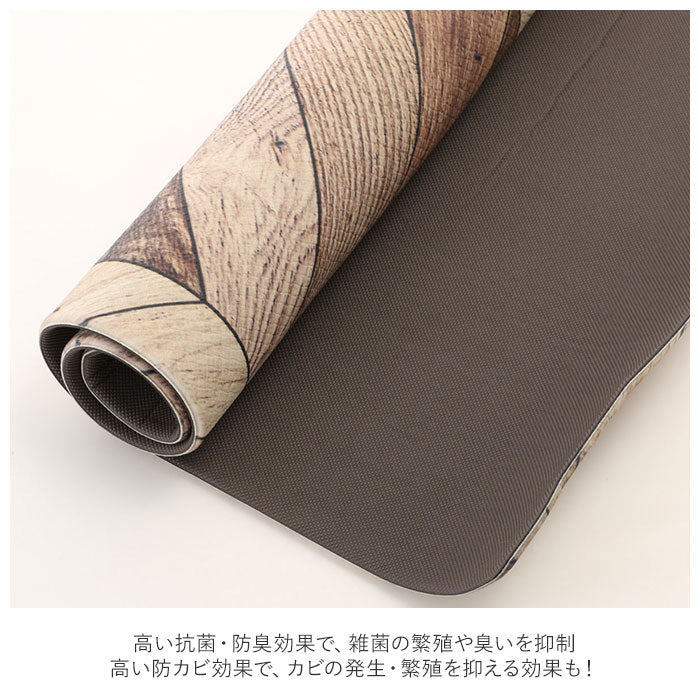 ヨコズナクリエーション YOKOZUNA CREATION ヨコズナ PVCトイレマット 超ロング 95x68cm